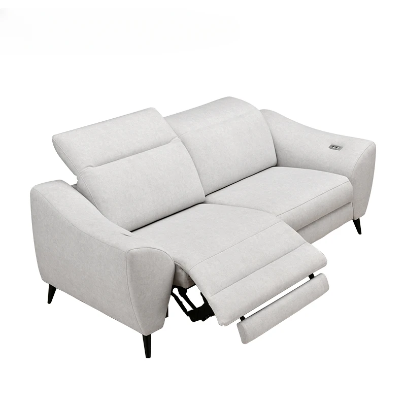 Home Sofa Set Furniture Luxury European style 3 Seater Fabric Electric power Recliner Living Room Sofa couch furniture