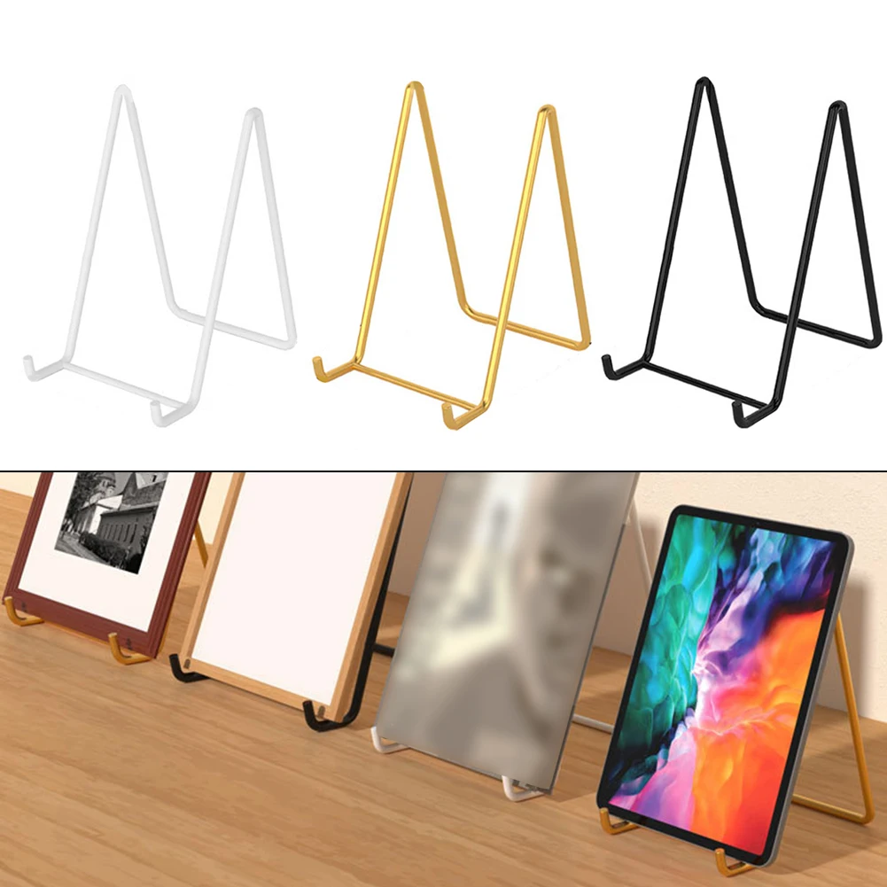 1 stücke Vielseitig Desktop Display Stand Platte Halter Kunst Bilder Foto Rahmen Staffelei Halterungen Für Foto, Medaille, buch Display Stand
