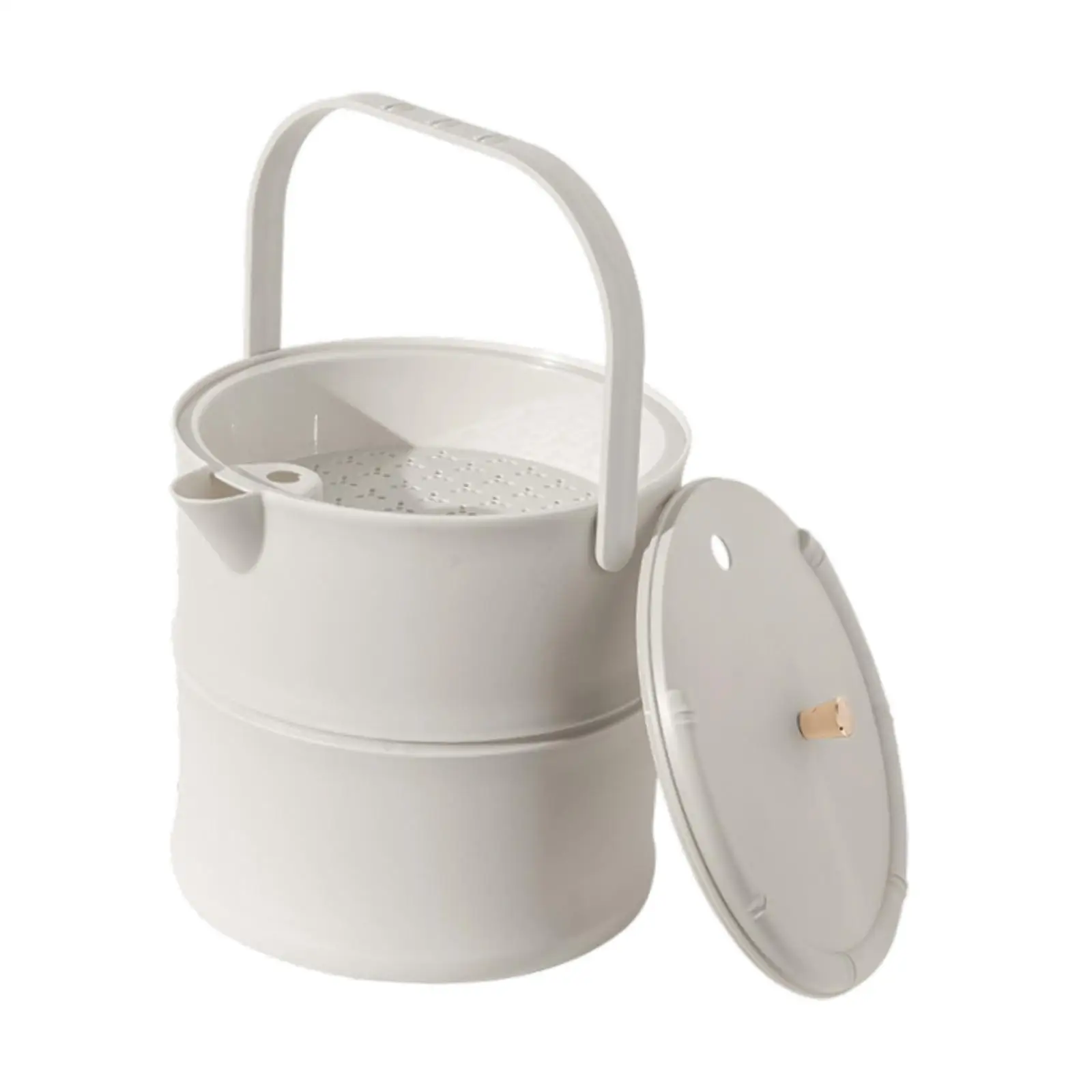 Tea Waste Bucket Waste Diamond Accessoire Disposal Container Tea Degs Bucket of Garbage Containers