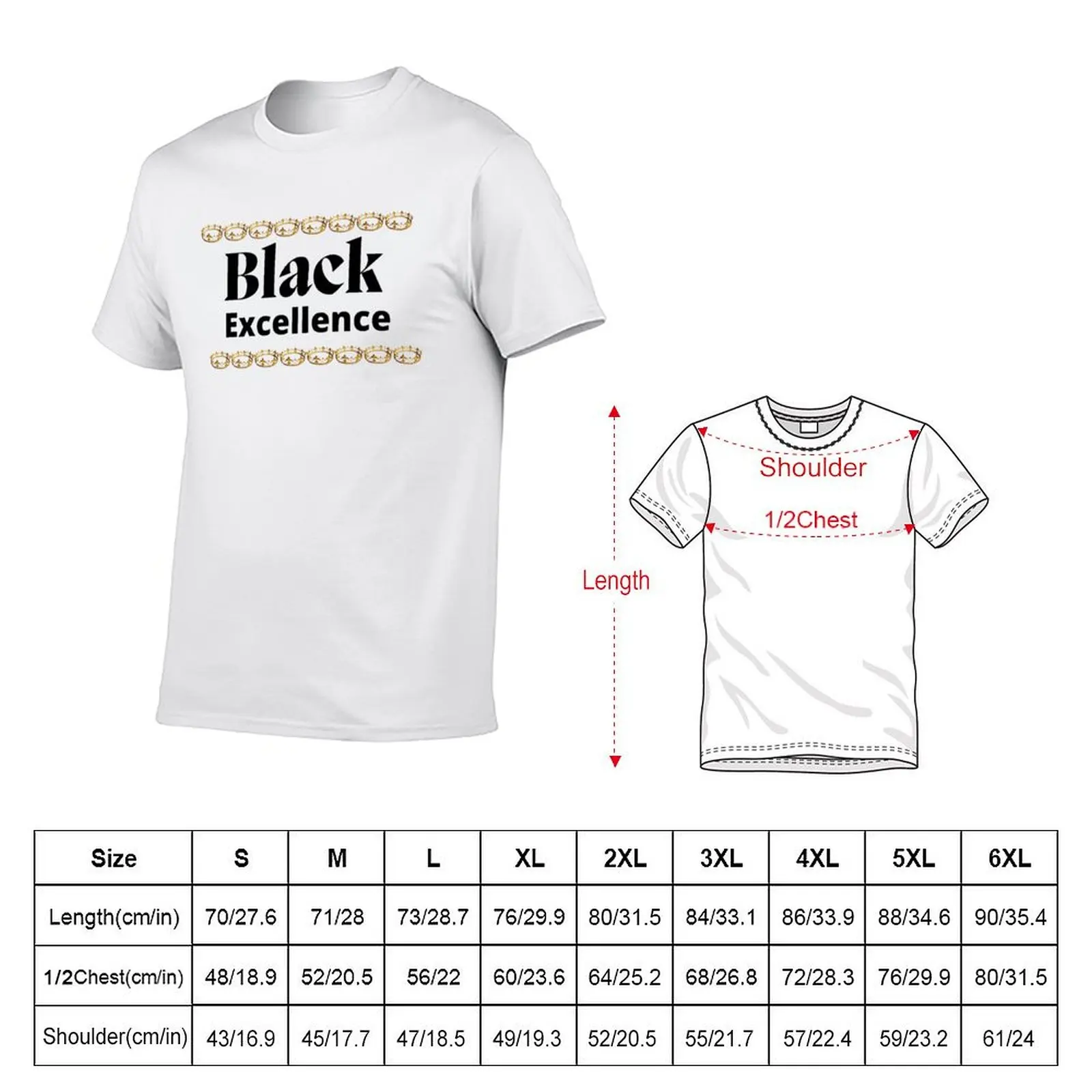 Black Excellence Design T-Shirt Summer Sports Quick Dry T-Shirt