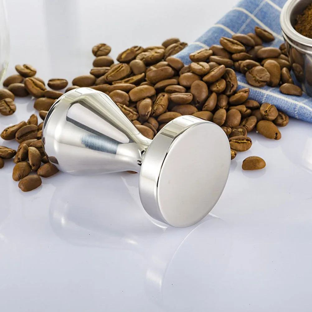 

Эргономичный инструмент для трамбовки кофе из нержавеющей стали, прочный и долговечный, идеально подходит для ежедневного приготовления кофе на кухне.