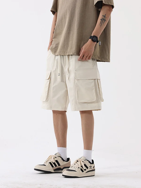 

Мужские винтажные рабочие шорты Outlet: летние, свободные, повседневные, молодежный стиль, длина до колена, модный бренд, стильная мужская одежда