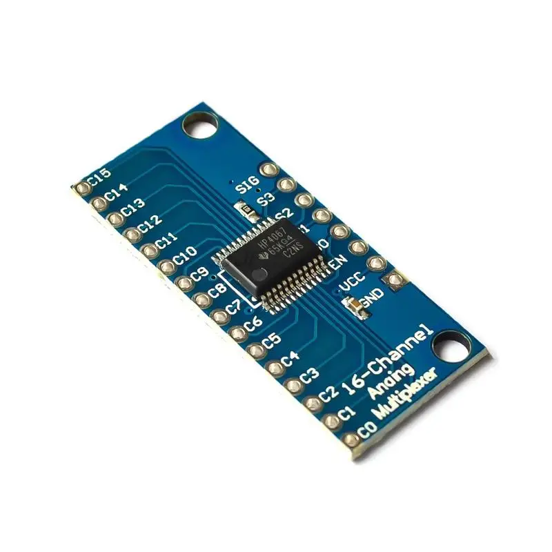 CD74HC4067 CMOS de alta velocidad, multiplexor analógico/Digital de 16 canales