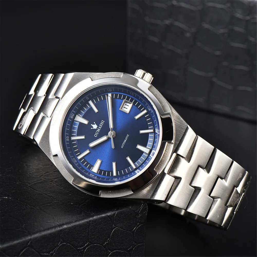 Watches for men 41mm Watch Miyota8215 Movement Blue Black White Stainless Steel Watch sapphire crystal automatic watch