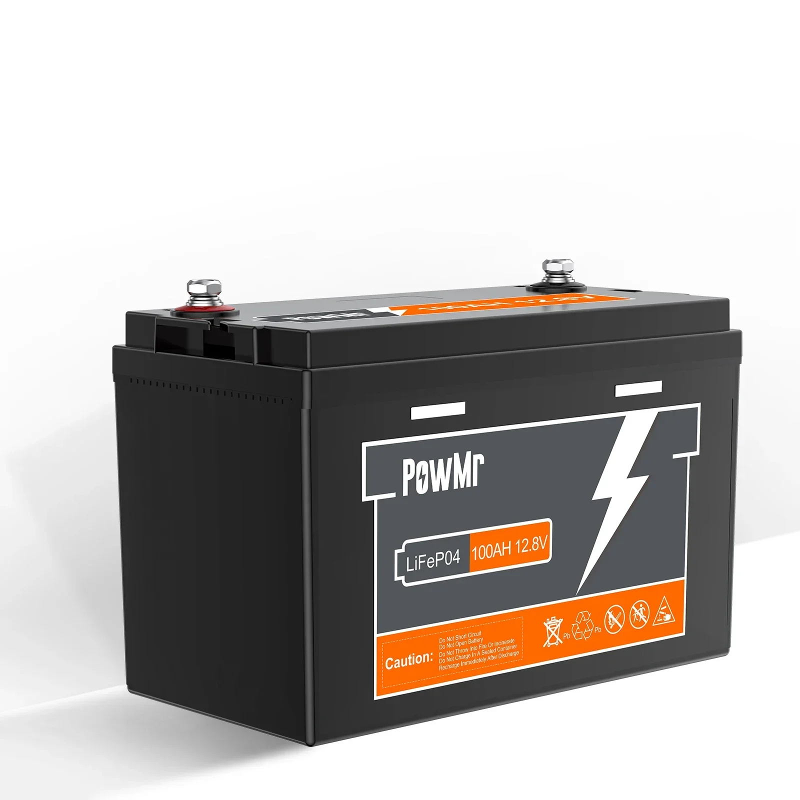 PowMr High life 100Ah 12.8V Lithium Batteries IP65 Supports 4 in series Energy Storage Lithium ion Battery