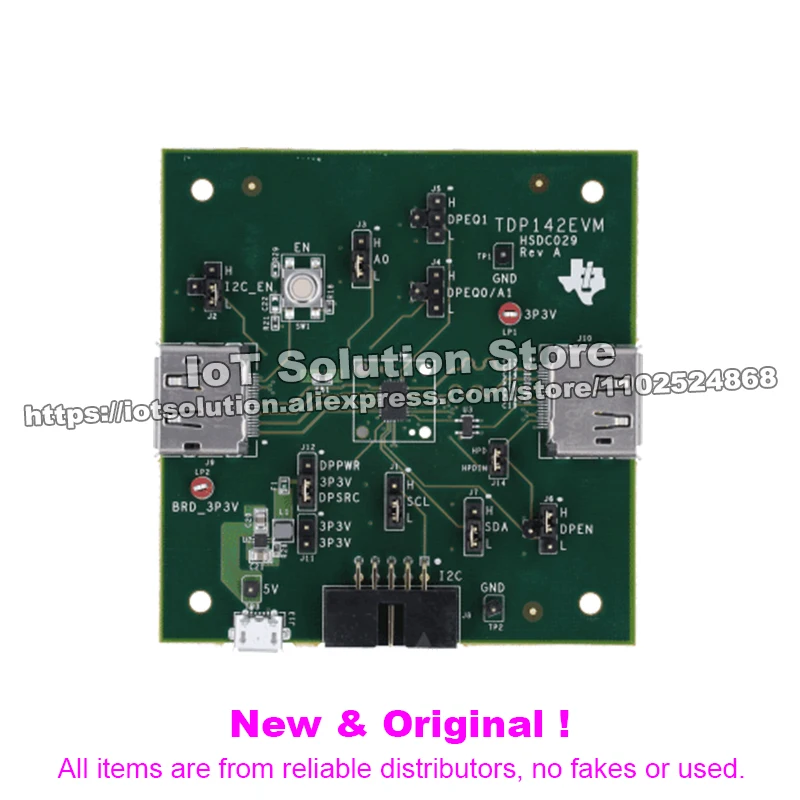 TDP142EVM TDP142 DisplayPort 8.1-Gbps linear redriver evaluation module