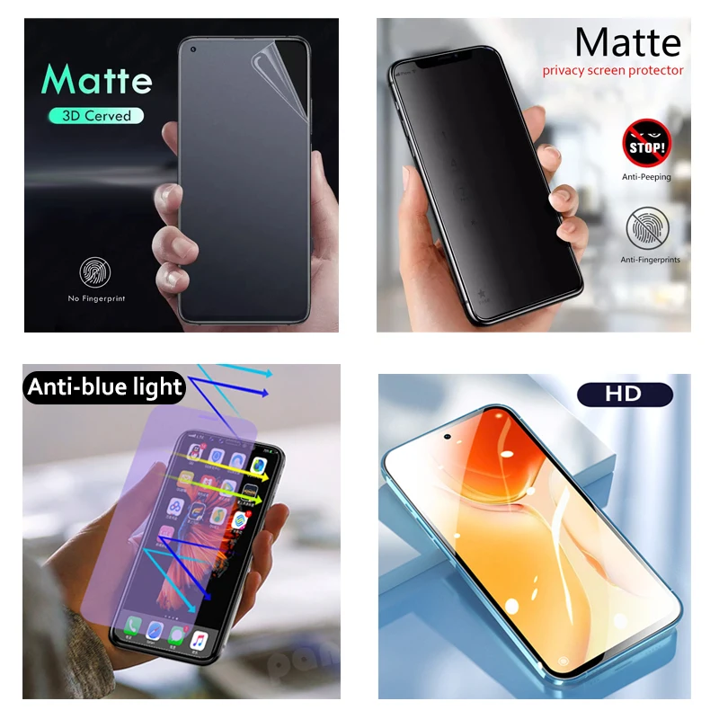 For Oukitel U16 Max Screen Protector Matte K9 K8000 K7 K6000 K4000 K3 Pro K15 Plus K5 WP12 W19 WP15 C21 Pro Hydrogel Film