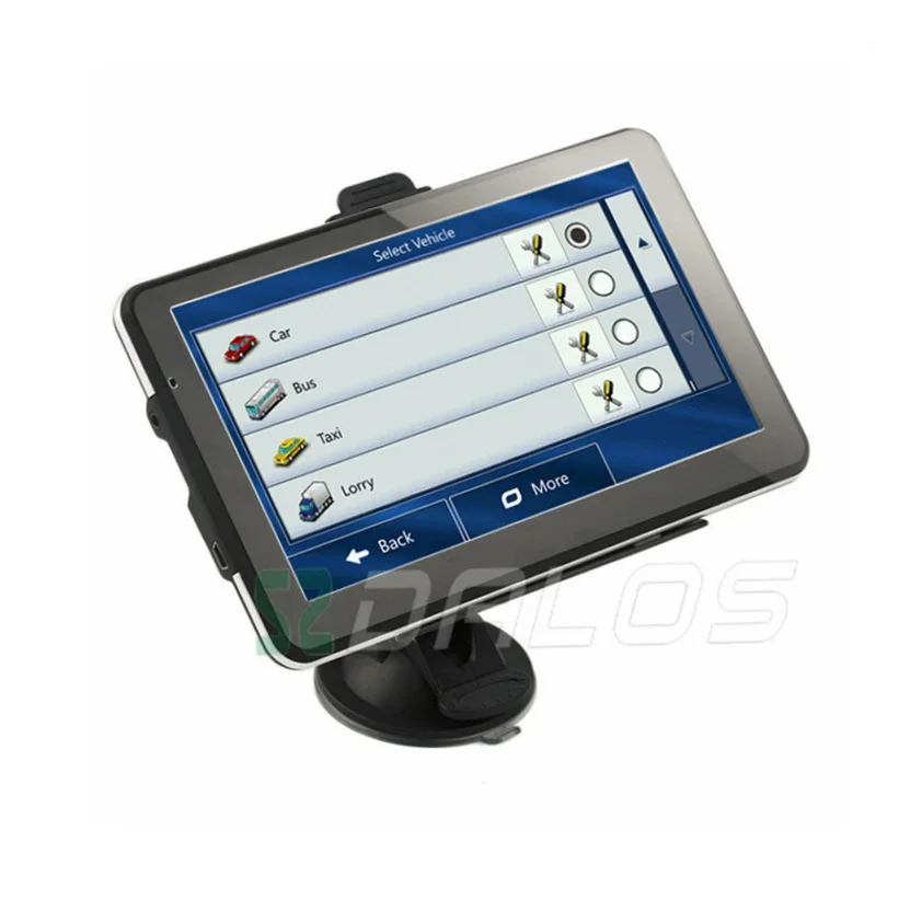 Portable 7 Inch Mediatek Gps Navigator Windows Ce 6.0 Car Gps Navigation System