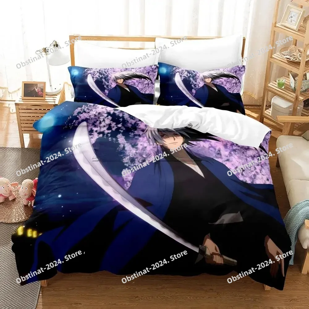 

3D Anime Nura Rise of the Yokai Clan Bedding Set Printed Duvet Cover Pillowcase Single Double Style Queen King Size Sets