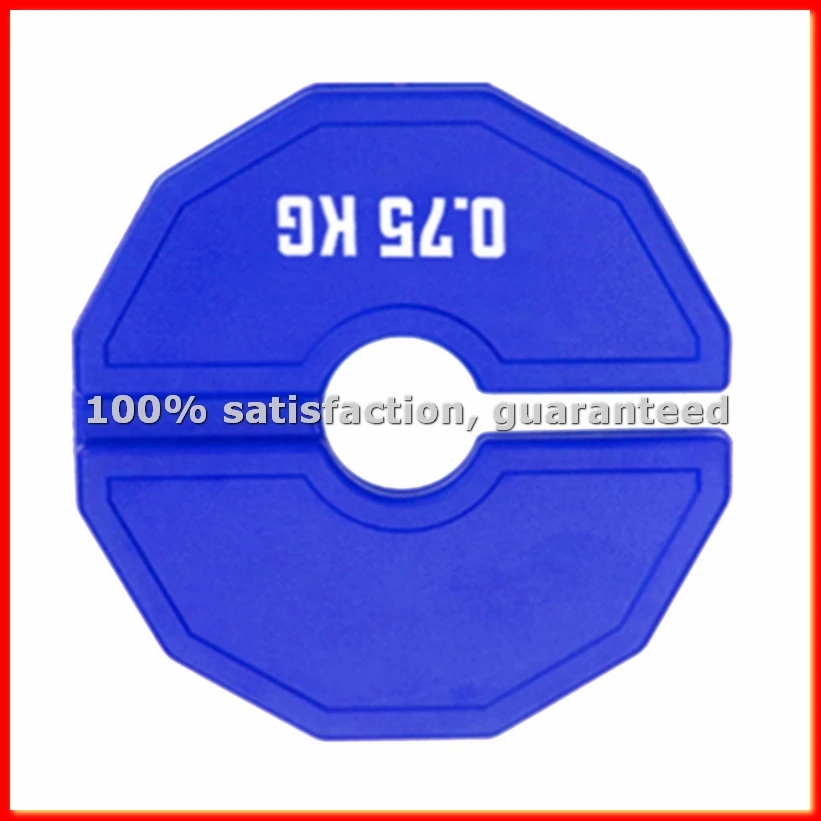 0.75kg Gym Micro-Type Plates Dumbbell Fractional Weight Plate Rubber Add-on Weights for Strength Training-A79M