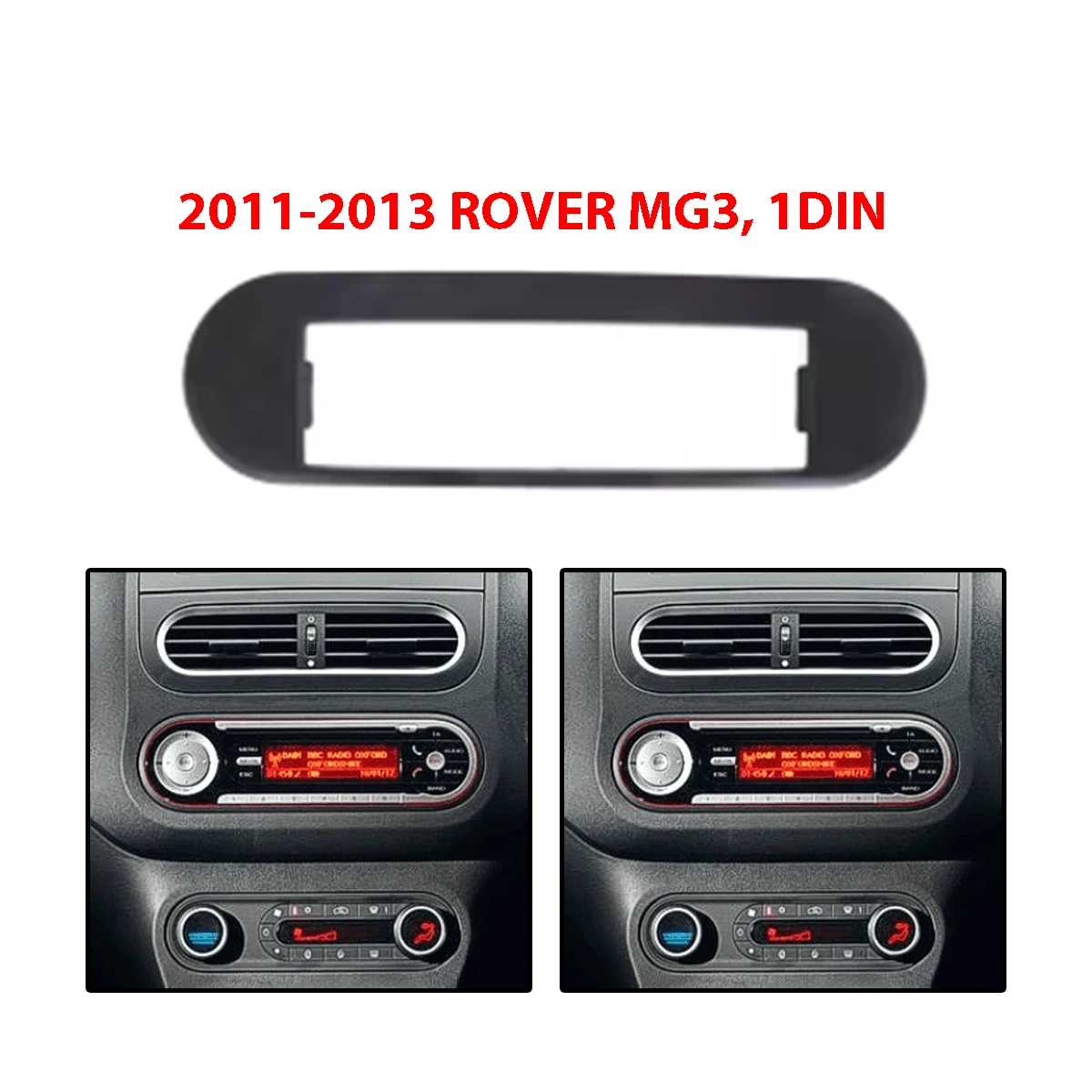 1 Din Car Radio for MG3 2011-2013 CD Stereo Radio Surround Fascia Facia Panel Dash Mount Kit Fascia