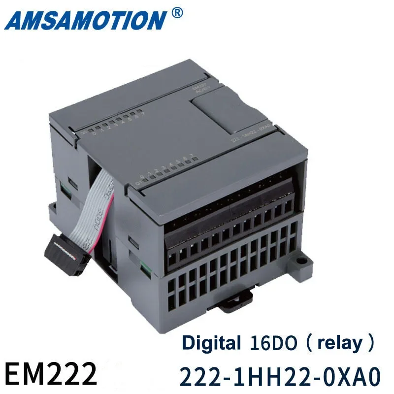 S7-200 PLC uitbreidingsmodule AMSAMOTION, compatibel met Siemens PLC, digitale en analoge uitbreidingsmodule EM223/232/235/231.