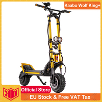 EU Stock Pre-sale Original Kaabo Wolf King+ Electric Scooter 72V 28Ah 11inch 1500W*2 Top Speed 100km/h Kaabo Wolf King+ Scooter