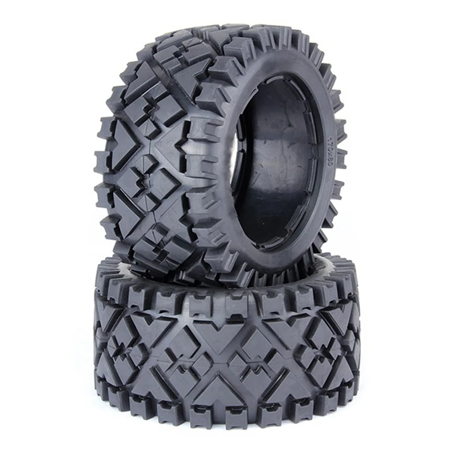 L67A Rc Car All Terrain Rear Tires Skin Without Inner Foam for 1: 5 Scale HPI RACING Baja 5B 5T 5SC LOSI TDBX Spare Parts