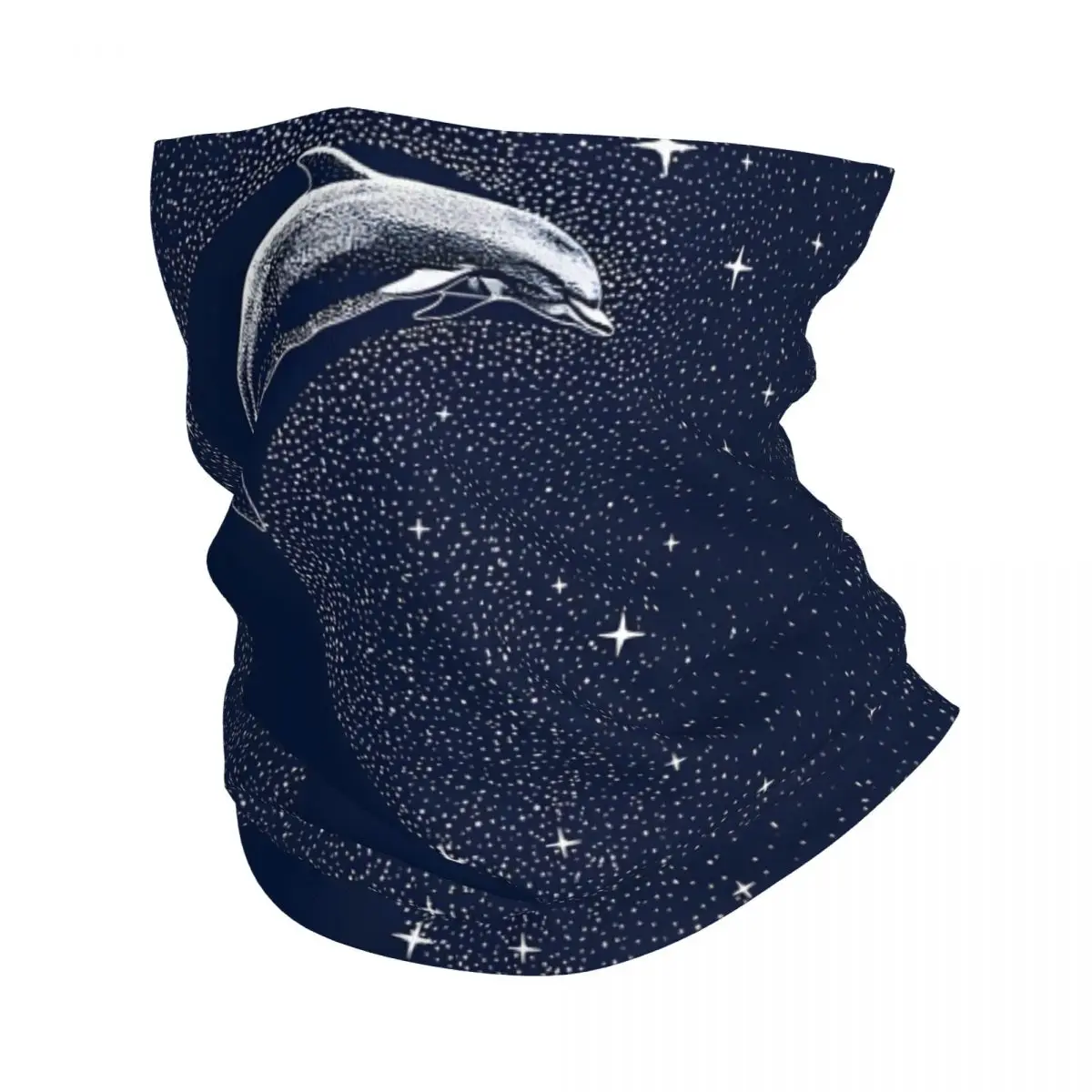 Whale Bandana Neck Cover Printed Wrap Scarf Multi-use Cycling Riding for Men Unisex Thin