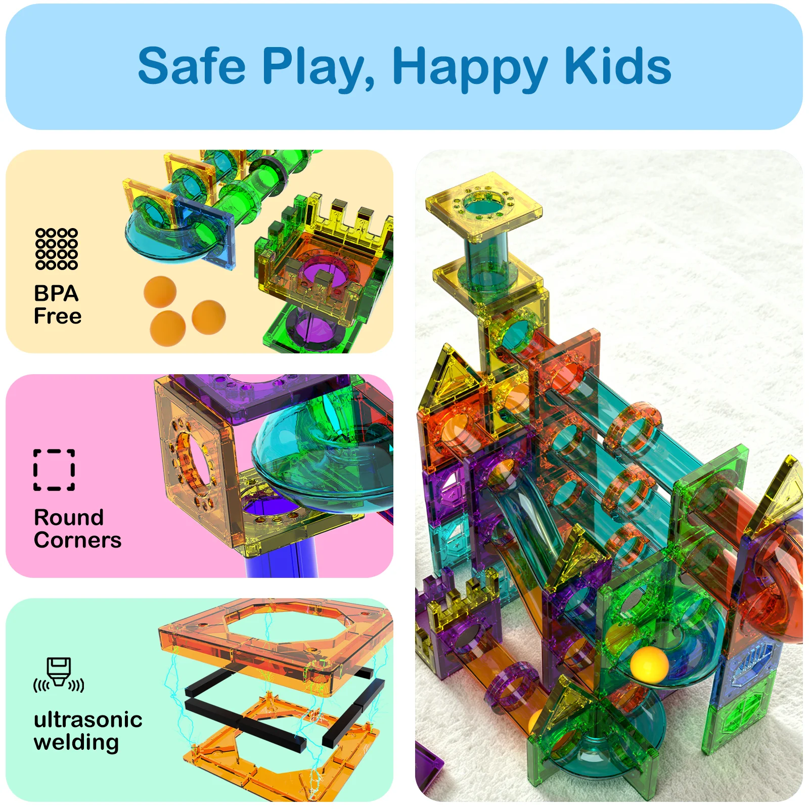 Magnetic Marble Run Track 3D T - огляд і ціна Marble Run Set