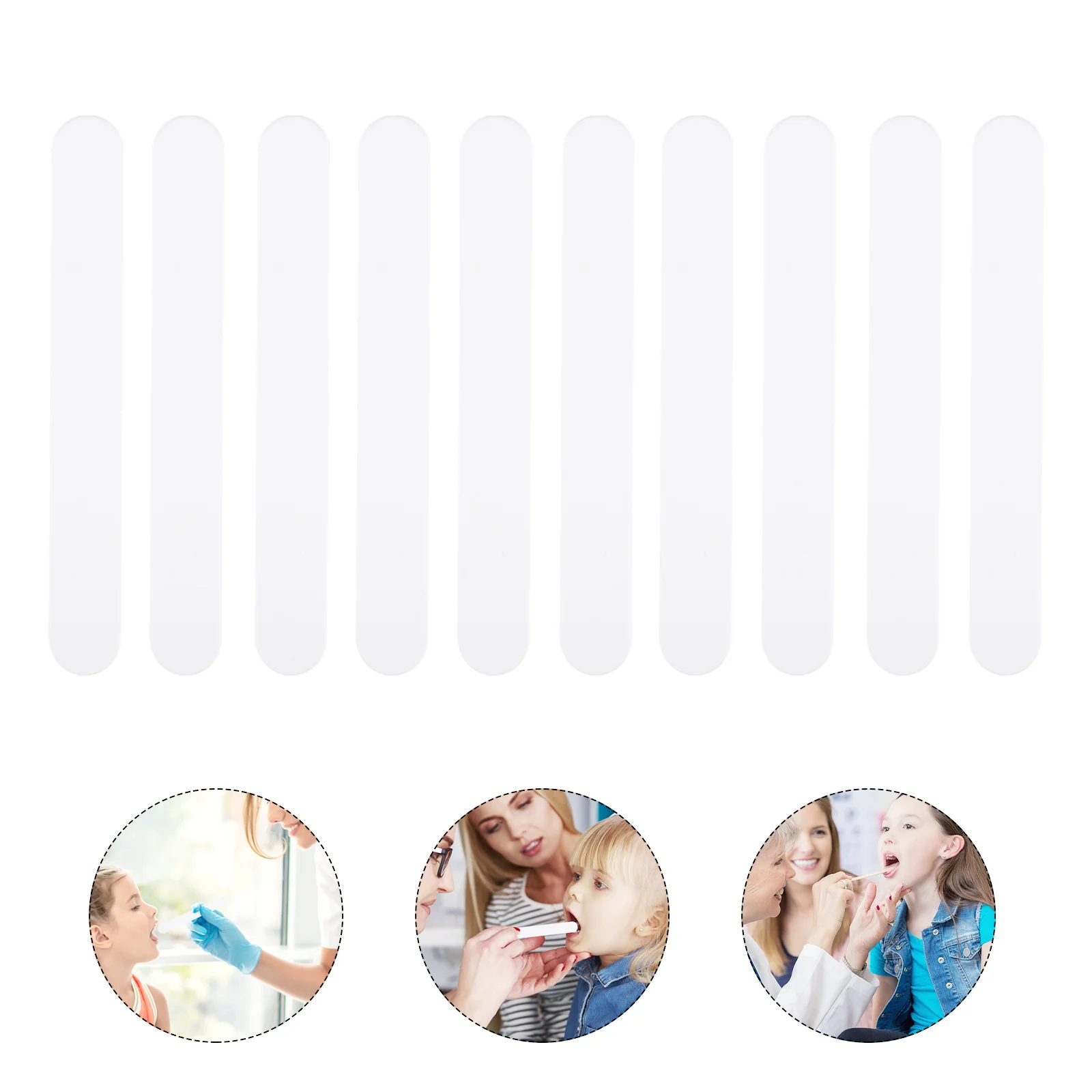 20 Pcs Non Tongue Useful Depressor Spatula Disposable Professional Dental Clinic Supplies