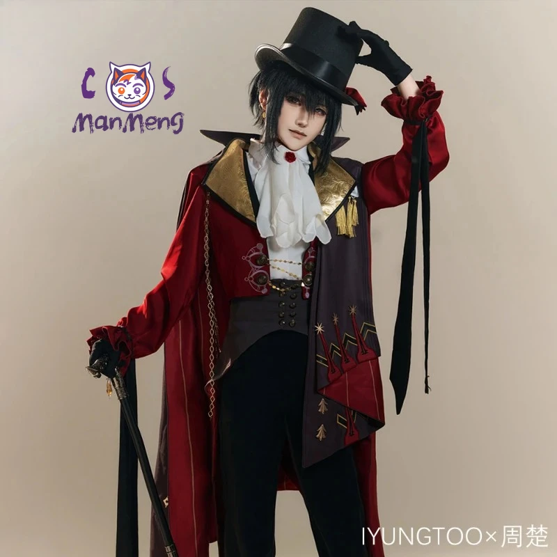 Disfraz de Lord of Mysteries Klein Moretti, disfraz de Halloween y Navidad, nuevos trajes góticos, sombrero, capa, chaleco, uniforme, accesorios para hombres y mujeres