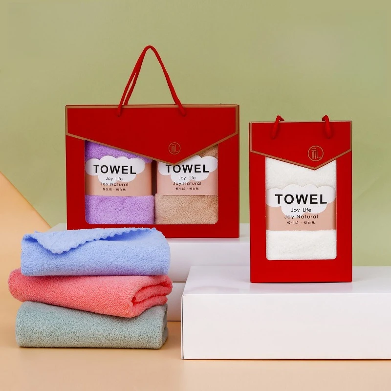 Light Minimal Towel Pack Gentle Fluffy Surface Fast Water Absorb Washable Indoor Daily Bathroom Goods
