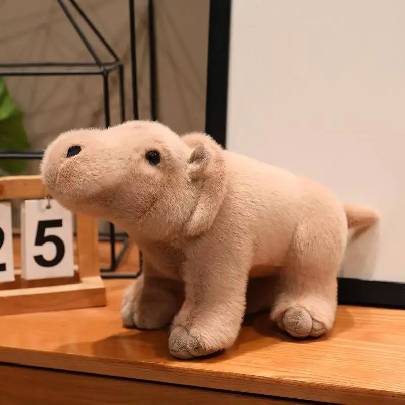 

Новейшая имитация куклы бегемота, кавайная мягкая плюшевая игрушка, кукла, мультяшная аниме, милый детский подарок на день рождения, кукла на Рождество