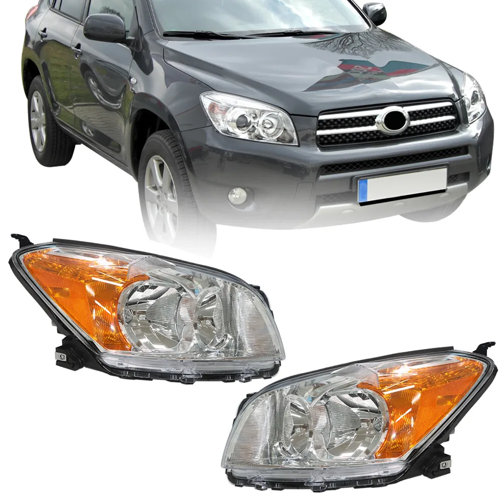 

Fit For Toyota Rav4 Sport 09-12 Headlight Headlamp Assembly RH & LH Side Pair