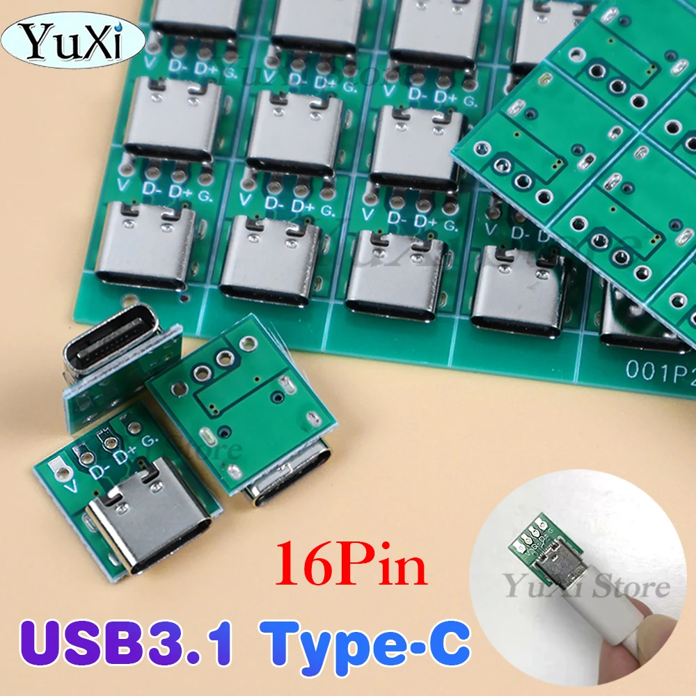 USB 3.1 Type-C Connector Adapter Socket
