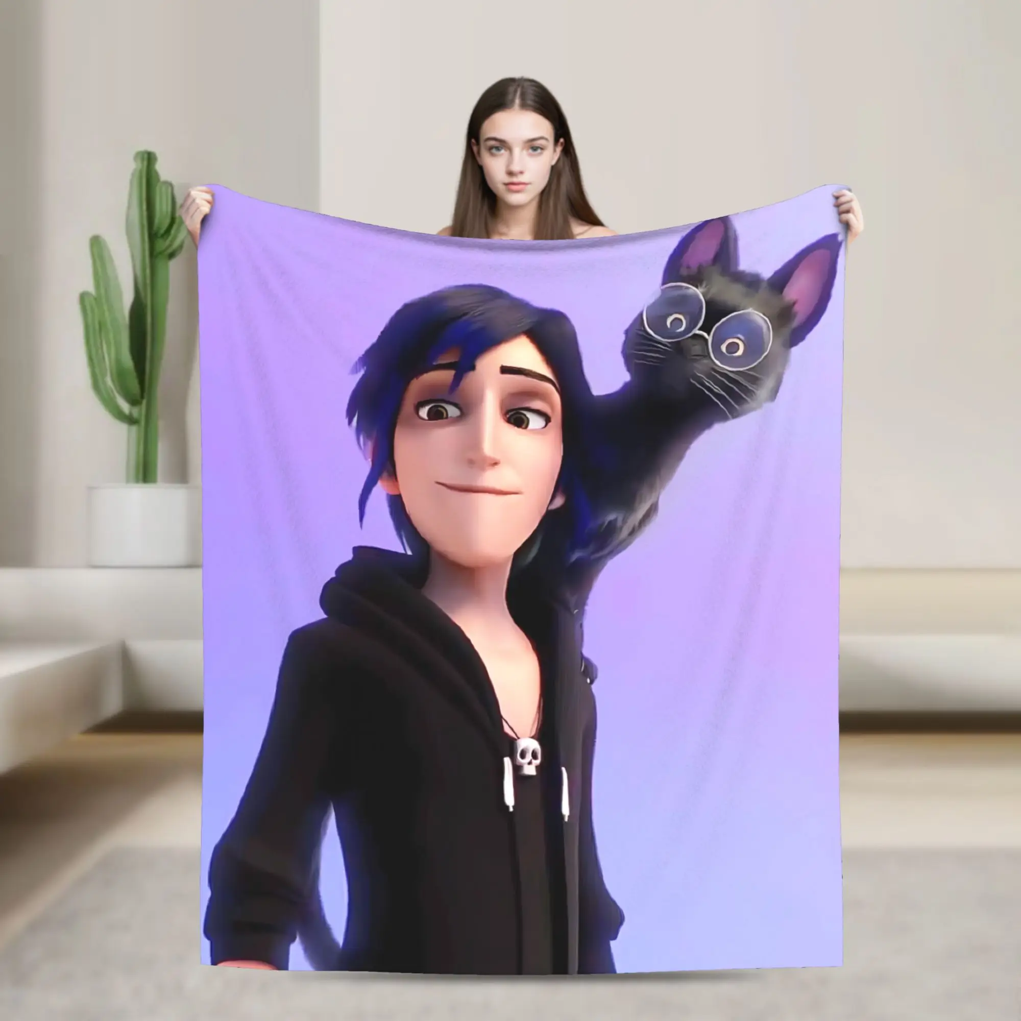 

Trollhunters Tales Of Arcadia Blanket Super Soft Funny Plush Throw Blanket For Couch Chair Sofa Bed Flannel Bedspread Bed Cover