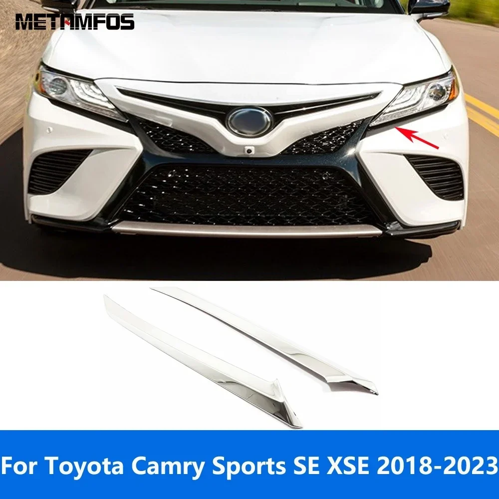 

Фара для бровей для Toyota Camry Sports SE XSE 2018-2021 2022 2023, аксессуары для формования фар из нержавеющей стали