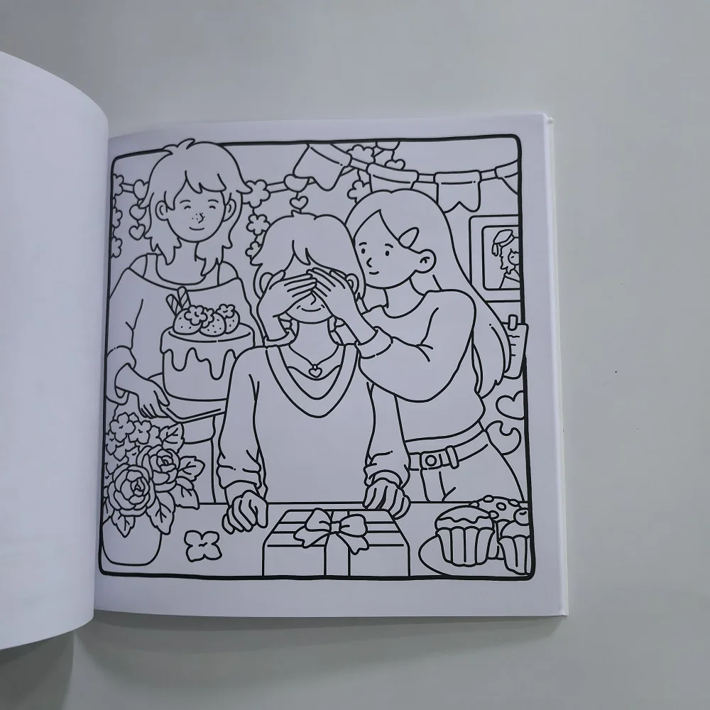 Dear Mom Cute & Comfy Coloring Book for Adults Cute Drawing Book Perfect Gift for Party and Birthday