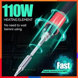 YIHUA K917C K917D 110W Soldering Iron Handle Replacement for 995D+-I Soldering Station