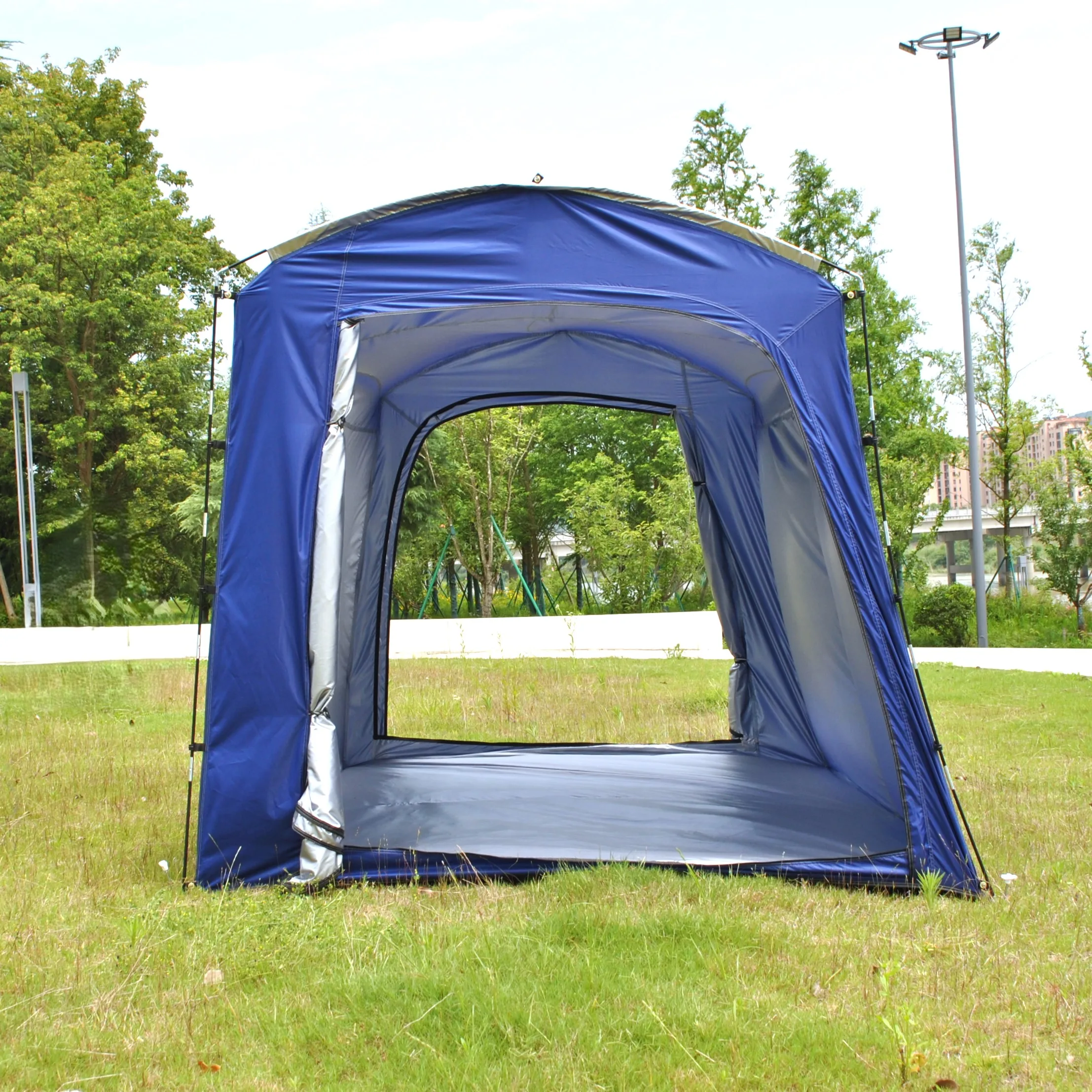 

Portable Waterproof Outdoor Bike Storage Tent Shed Oversize Bicycle Shelter Cover for 10 Bikes Garden Tool Shed Protection