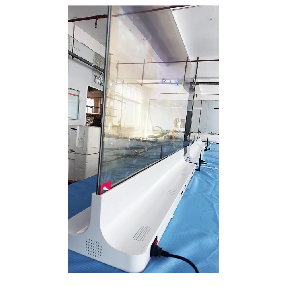 55 inch transparant OLED touchscreen voor gebruik in liften en winkels, met eenvoudige installatie en 1 jaar garantie