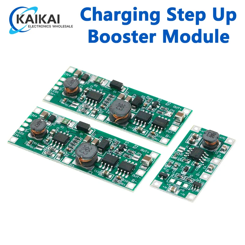 DC 5V 9V 12V Charging Step Up Booster Module for 18650 Lithium Battery UPS Voltage Converter Protection