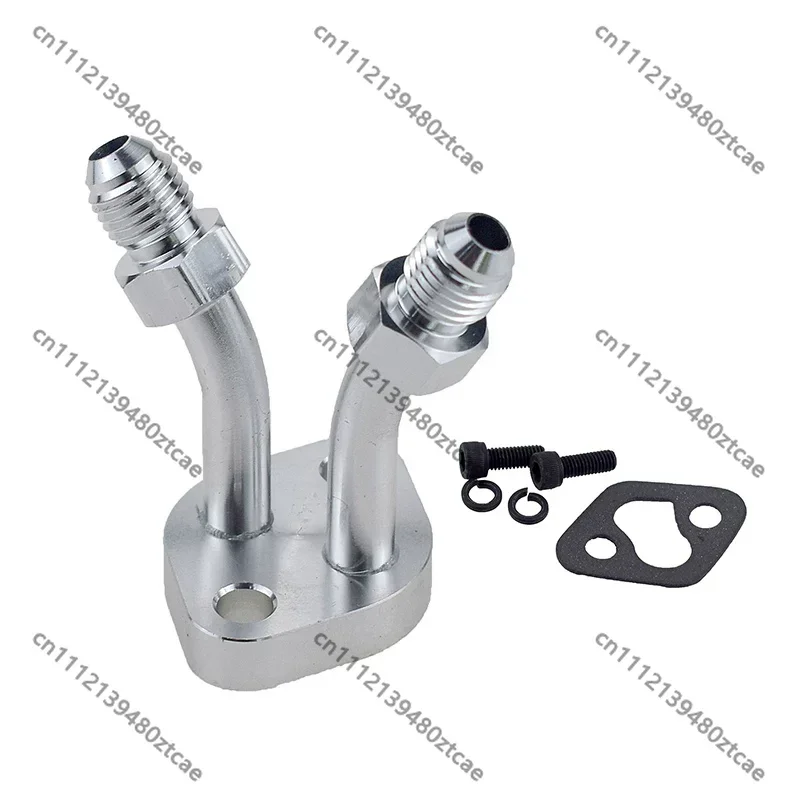 Turbo Oil Return Adapter Flange Connector For Automobile Turbo Lubrication Pipeline System