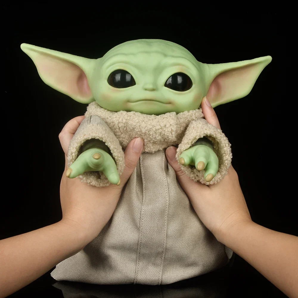 Star Wars 28 centimetri Pvc Yoda Figura Grogu Peluche Action Figure Giocattoli Yoda Baby Il Mandalorian Anime Bambole Regali Per Bambini Giocattoli Modello