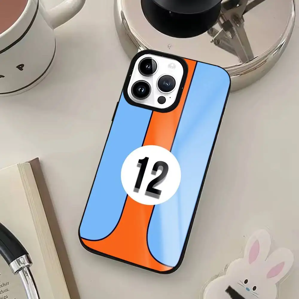 Custodia per telefono per auto Star Ra-cing per iPhone17,16,15,14,13,12,11 Plus,Pro Max magnetica per ricarica wireless Magsafe