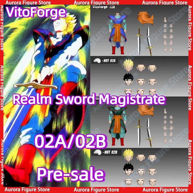 【Pre-sale】VitoForge VF Realm Sword Magistrate Gohan 02A 02B Dragon Ball SHF SSJ King Kai Son Goku Anime Action Figure Toys Model