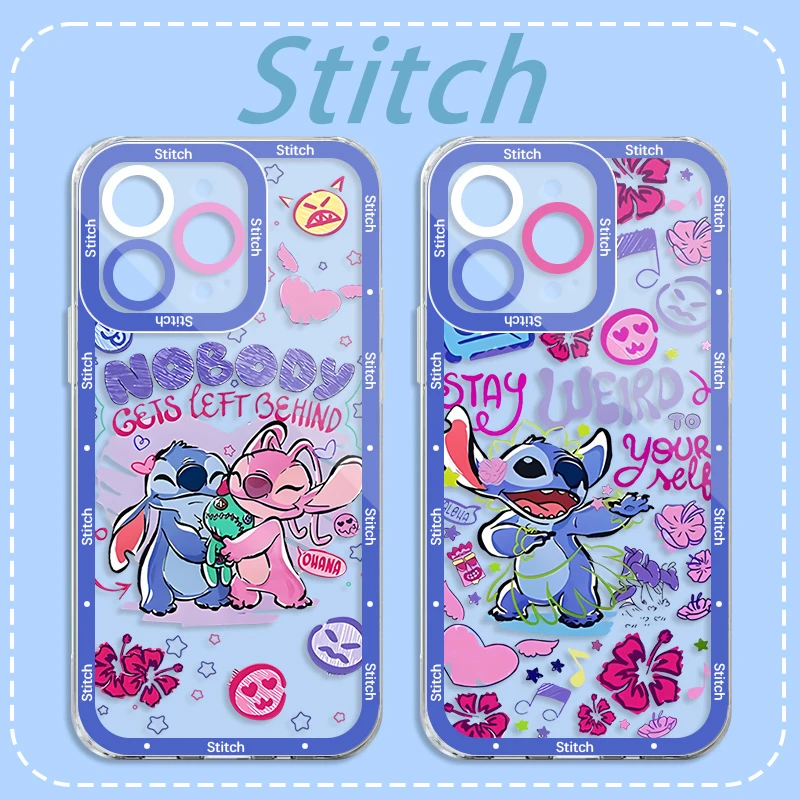 ديزني لطيف غرزة الملاك قضية الهاتف لسامسونج غالاكسي A25 A55 A35 A54 A34 A15 A24 A14 A53 A33 A13 A05 A05S 5G A23 A32 A52 A52S