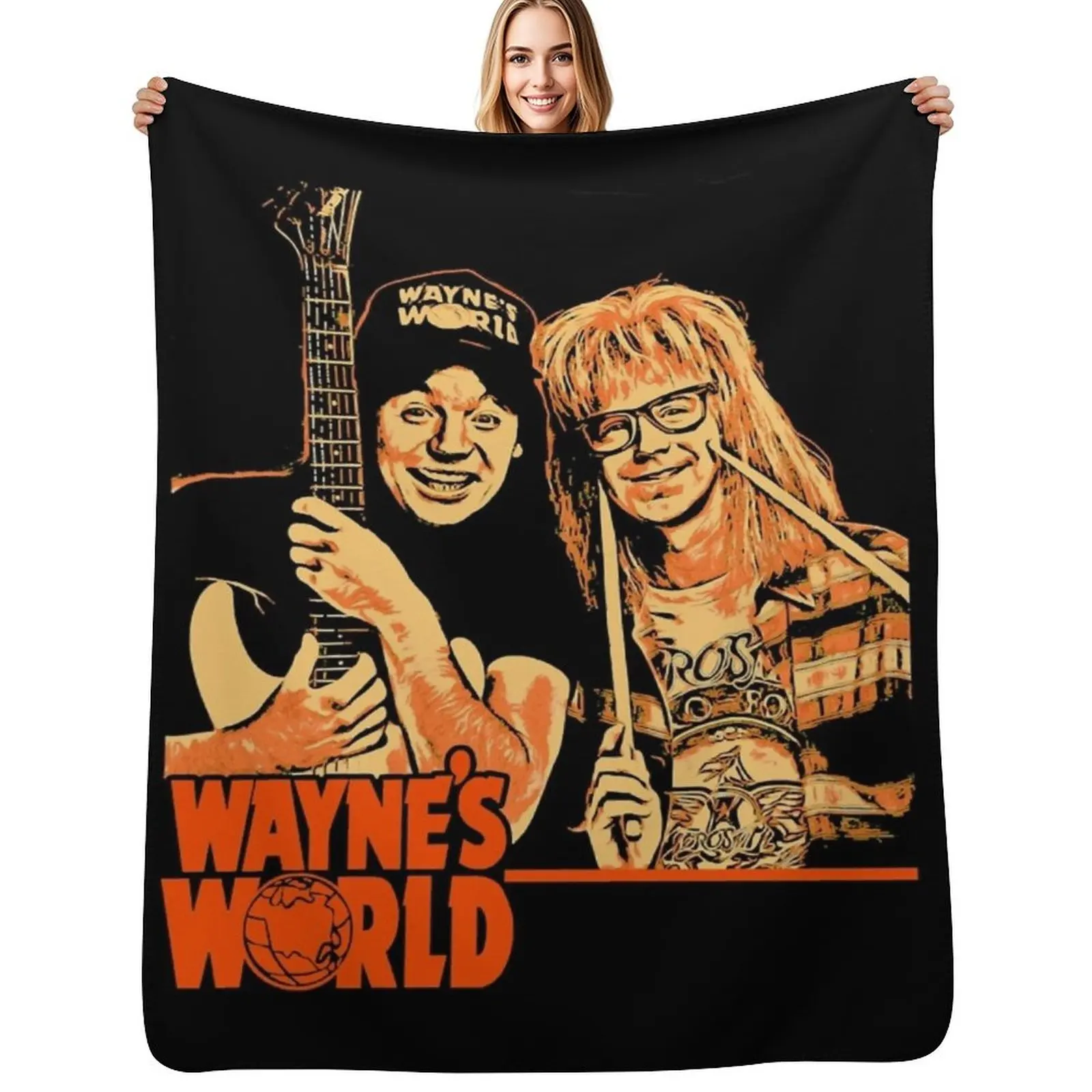 Why Everything You Know About Wayne's World Is A Lie Throw Blanket warm winter Baby halloween Soft Plaid Polar Blankets