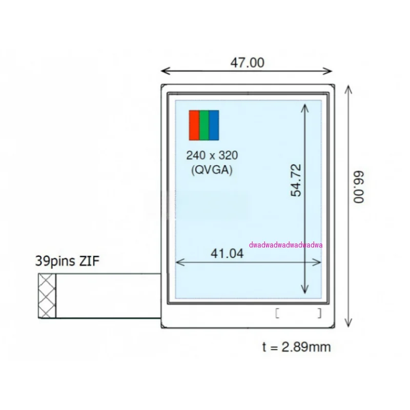 COM27H2M90XLC COM27H2P23XLC COM27H2P86ULC COM27H2P61XLC COM27H2P63ULC 2.7 polegadas 240*320 tft display do módulo lcd em estoque
