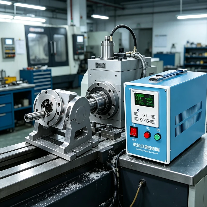Rotary Chuck Indexing Dividing Head 3/4 Jaws DIY 4th Axis 100mm Chuck with 86mm Nema34 Stepper Motor Speed Reducing Ratio 50:1