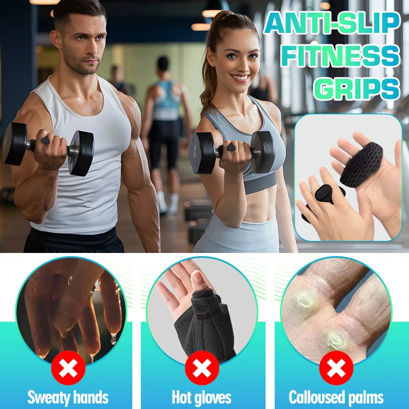 1Pair Finger Trainer Gymnastics Grip Fitness Hand Grip Strength Trainer Gym Pull Grip Cross Training Palm Grip Handle Protection - Image 4