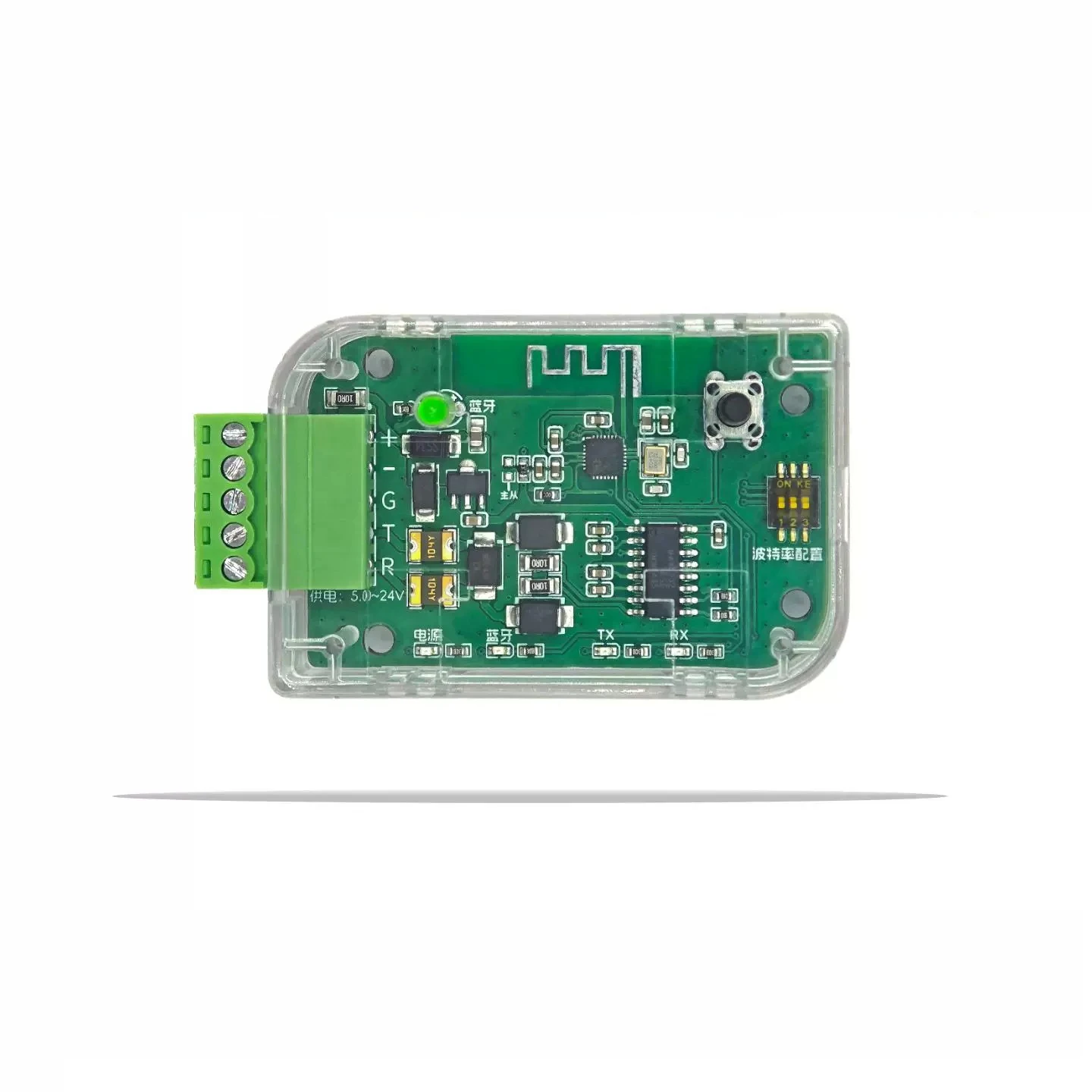 Bluetooth ble to rs232 serial port converter | serial wireless download | 232 monitoring and debugging | 3.3-24