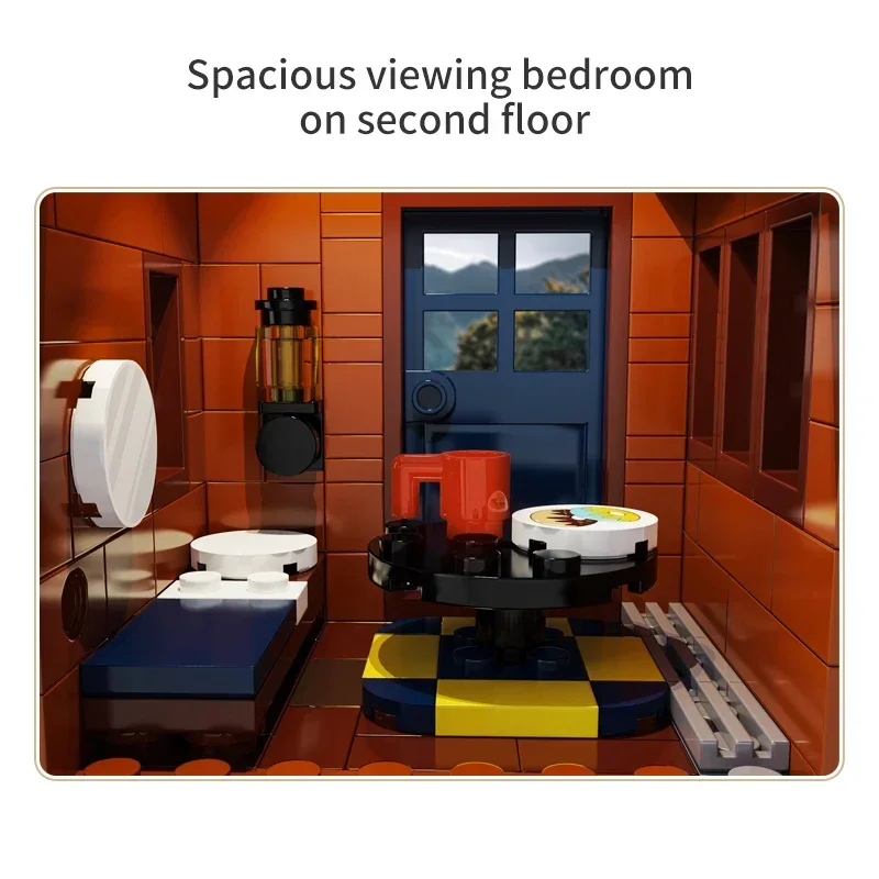 1155 szt. Klocki konstrukcyjne Cada Forest Cztery Pory Roku Domek na Drzewie Architektura LED Światło Przyjaciele Dekoracja Domu Cegły Zabawki