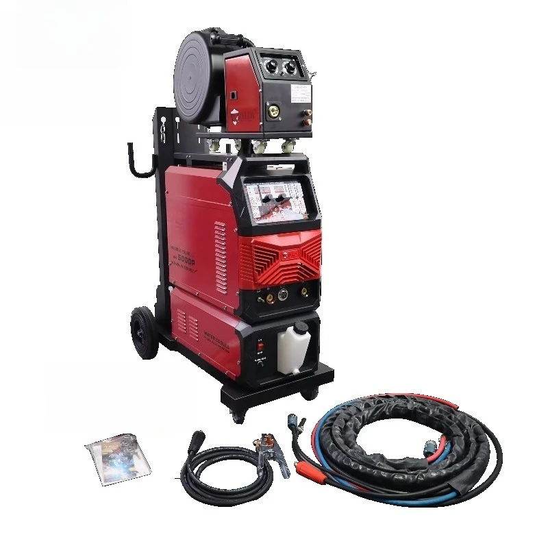 Heavy Automatic Welding Machine Aluminum Industrial Pulse Mig Welders 500 Amp With Water Cooled System