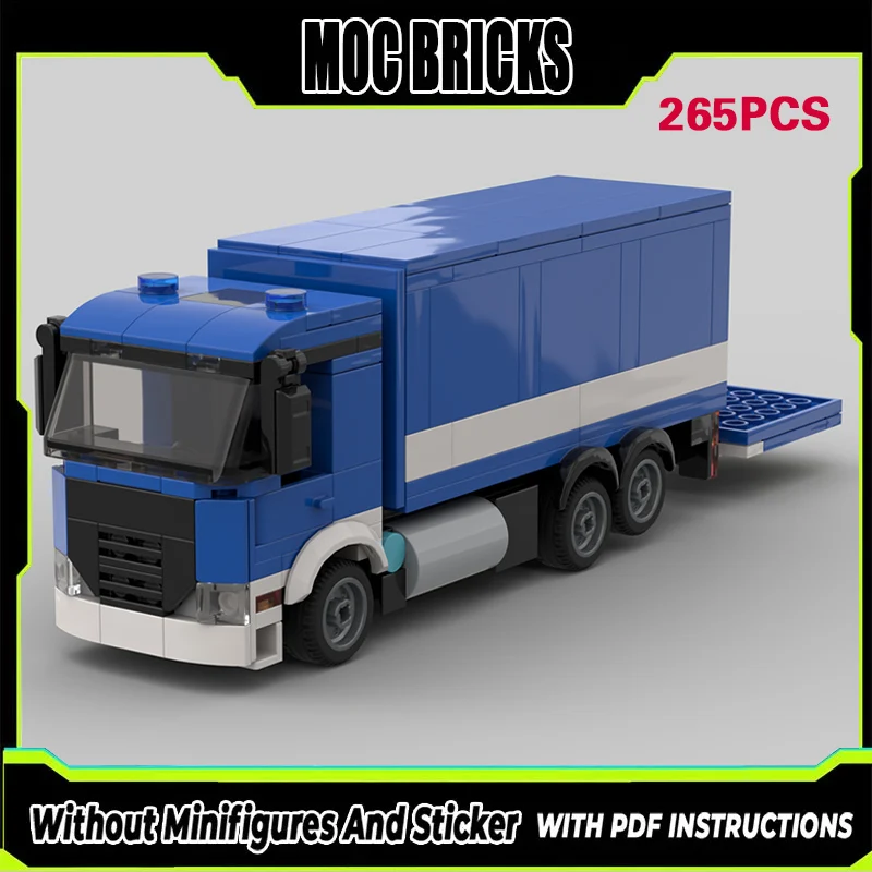

City Car Model MOC Building Bricks Classic THW Truck City LKW Modular Technology Gifts Holiday Assemble Children Toys Suit