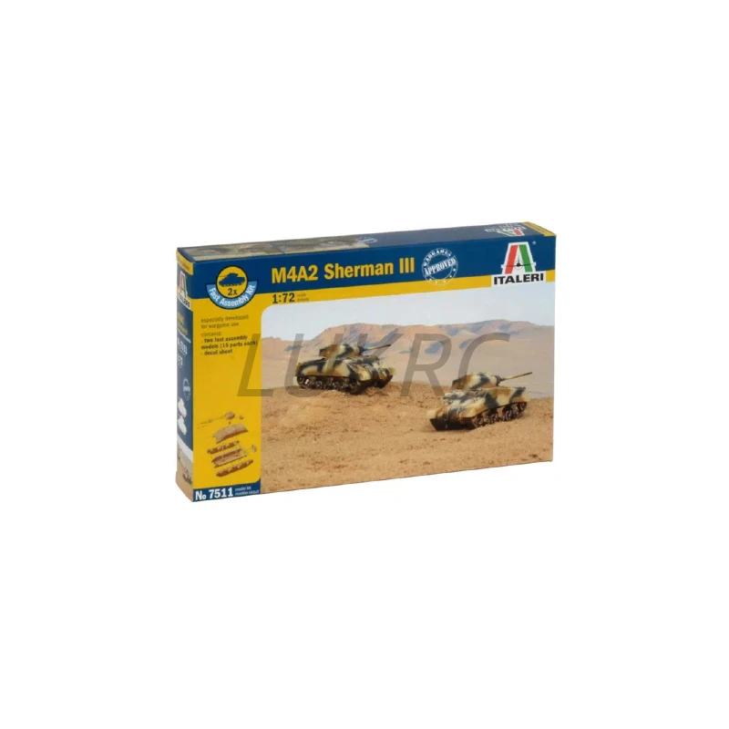 IT7511 Модель ITALERI масштаб 1/72 M4A2 SHERMAN III — БЫСТРЫЙ В СБОРЕ, комплект для разборки, комплект модели для подарка IT7511 Модель ITALERI масштаб 1/72 M4A2 SHERMAN III — БЫСТРЫЙ В СБОРЕ, комплект для разборки, комплект модели для подарка