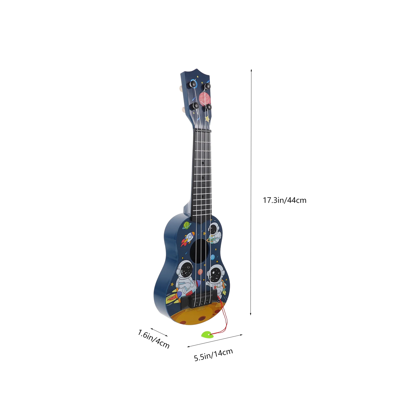 Música estilo chinês pequena guitarra criança crianças brinquedos mini ukulele plástico criança instrumento musical crianças