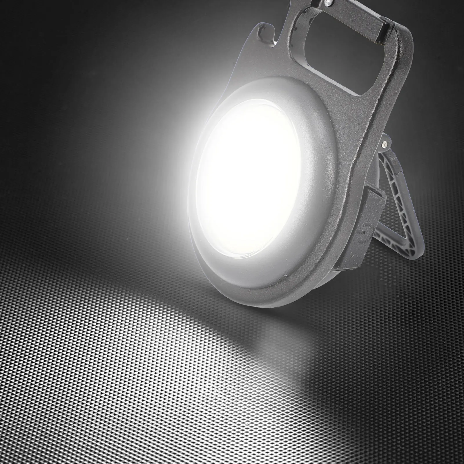 

1pc Keychain Rechargeable Keychain Light Cob Flashlight Mini Led Work Light For Outdoor Car Repair Emergency Night Use