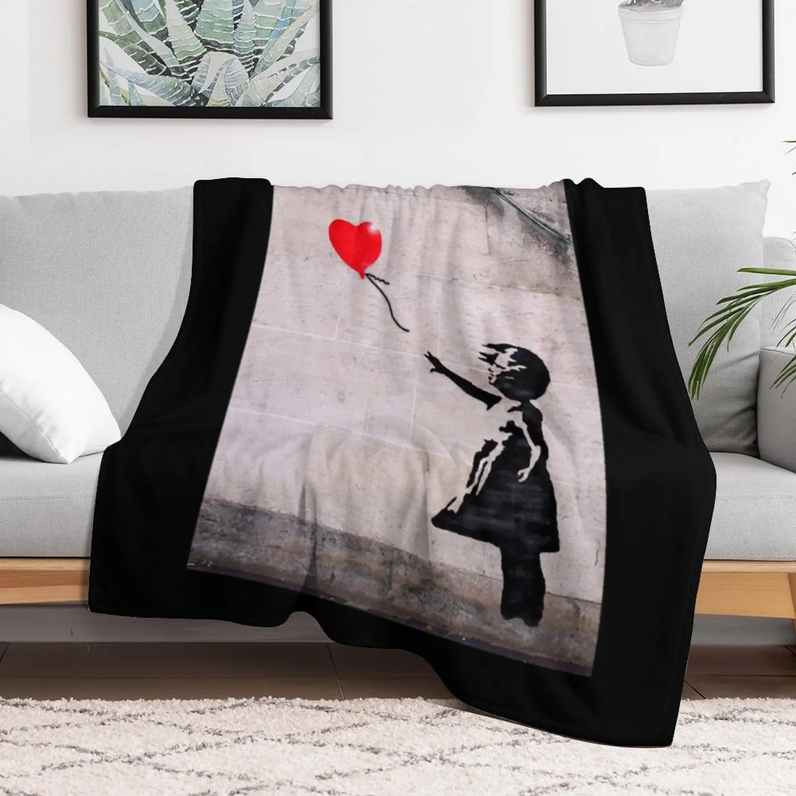 Banksy, Hope Throw Blanket Soft Warm Blanket Gift for Men Women Adults